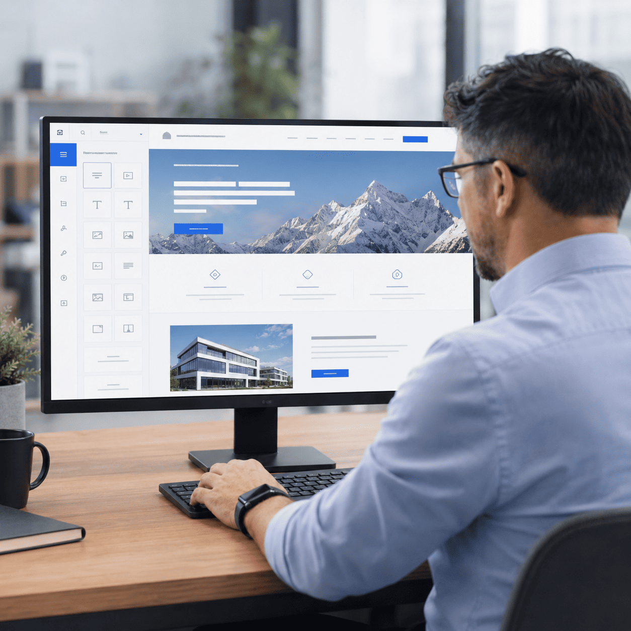 Création d’un site vitrine professionnel avec SiteManager